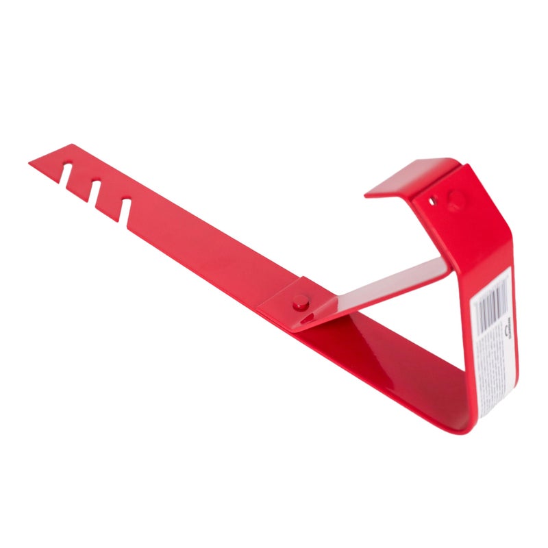 Guardian Fall Protection Guardian 2504 Fixed Heavy Duty Roofing Bracket for Use with 12/12 Pitch Roofs 6 Inch by 45 Degree Fixed Angle Platform Powder Coated Red OSHA Compliant - Image 4